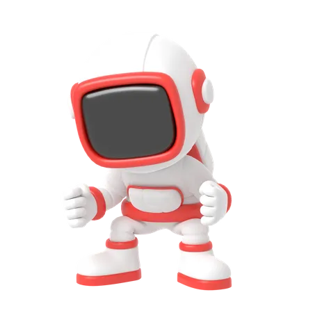 Astronaute  3D Illustration