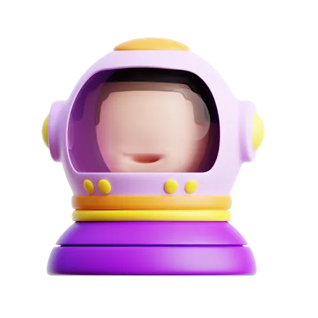 Astronaute  3D Icon