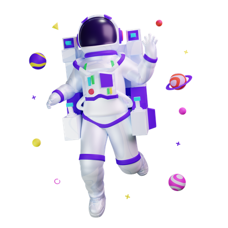 Astronaute  3D Icon