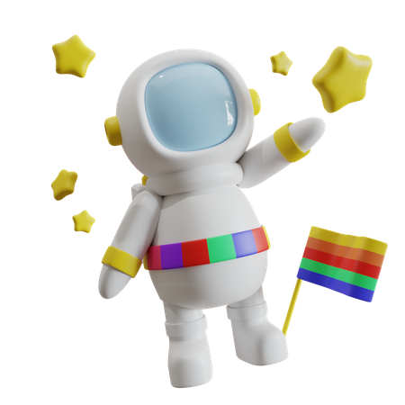 Astronaute  3D Icon