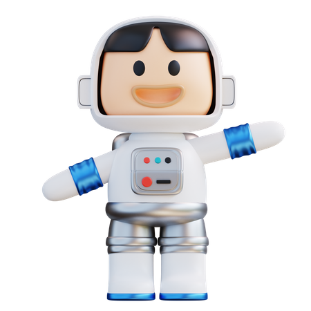 Astronaute  3D Icon