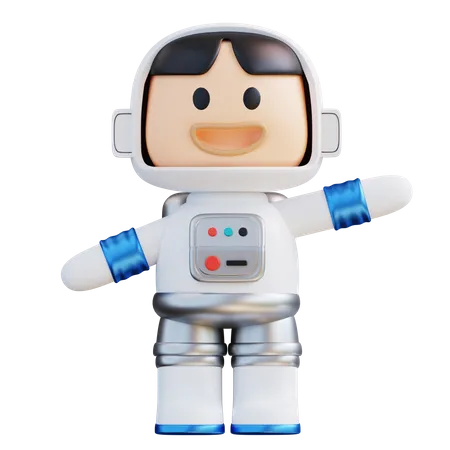 Astronaute  3D Icon