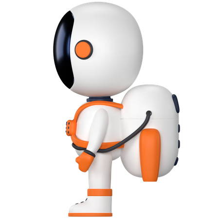 Astronaute dans l'espace  3D Icon