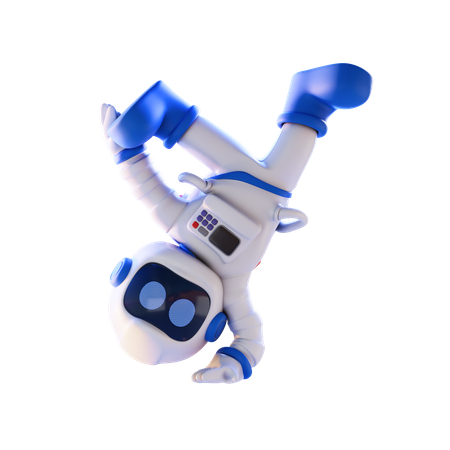 Astronaute dansant  3D Illustration