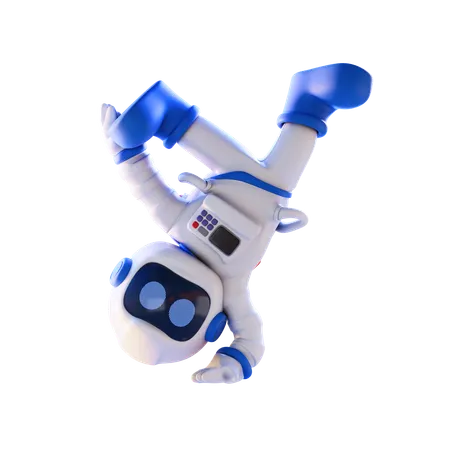 Astronaute dansant  3D Illustration