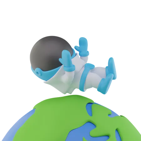 Globe d'astronaute  3D Icon