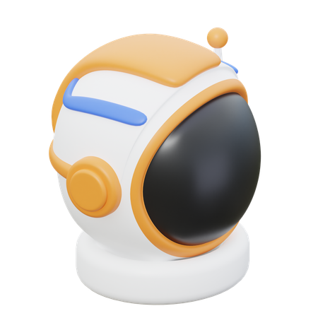 Astronautenhelm  3D Icon