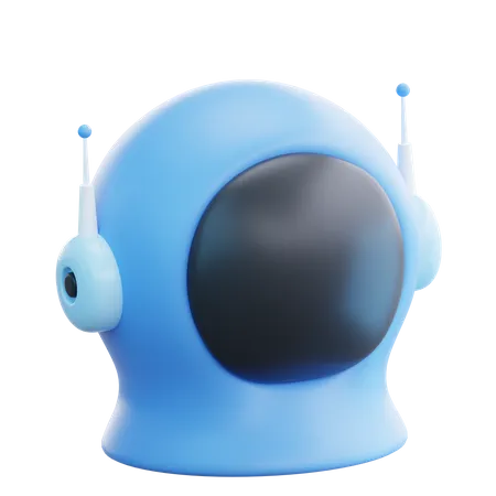 Astronautenhelm  3D Icon