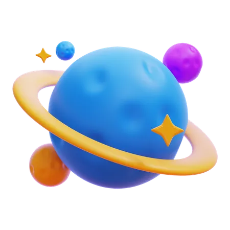 Astronomía  3D Icon