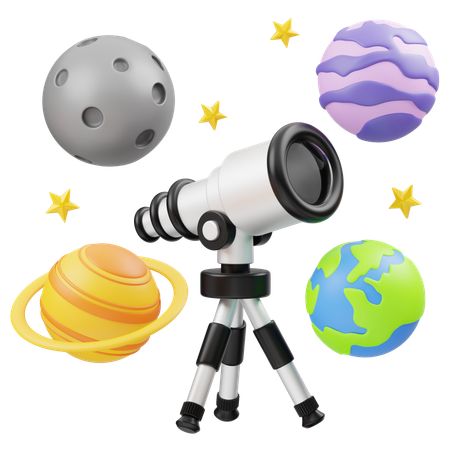 Astronomia  3D Icon