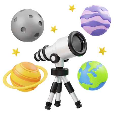 Astronomy  3D Icon