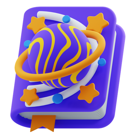 Astronomy Book  3D Icon