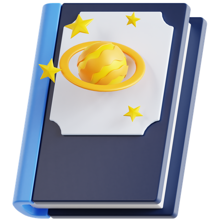 Astronomy Book  3D Icon