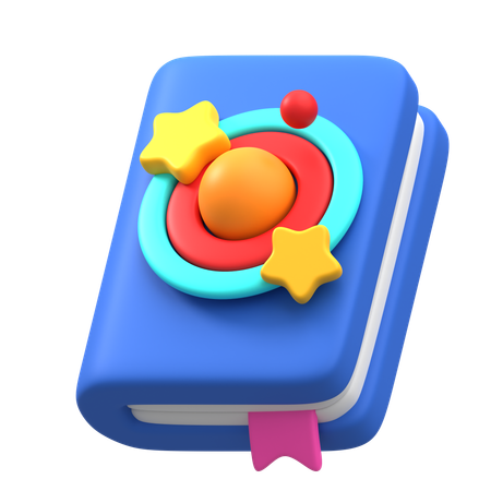 Astronomy Book  3D Icon