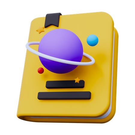 Astronomy Book  3D Icon