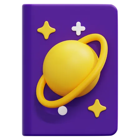 Astronomy Book 3D Icon