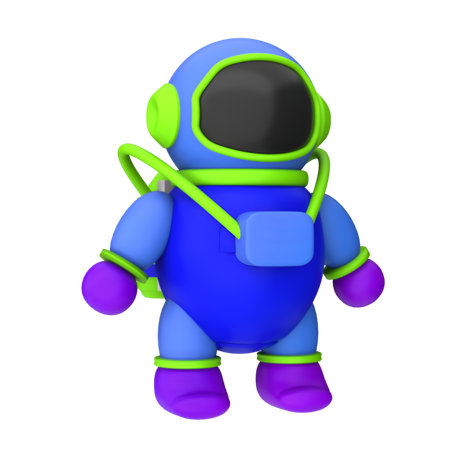 Astronout  3D Icon