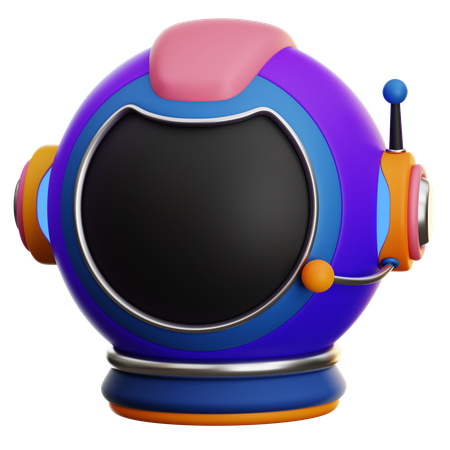 Astronout Helmet  3D Icon