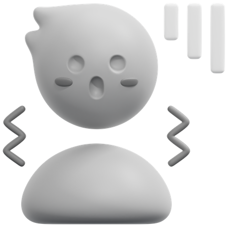 Asustado  3D Icon