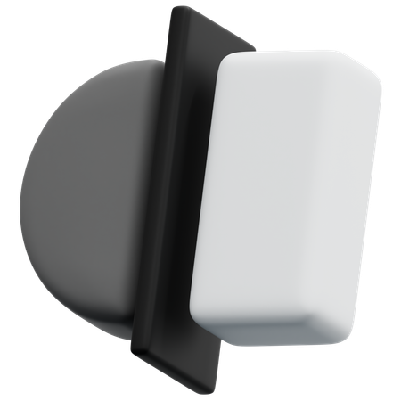 Asymmetrical  3D Icon