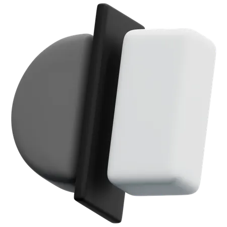 Asymmetrical  3D Icon