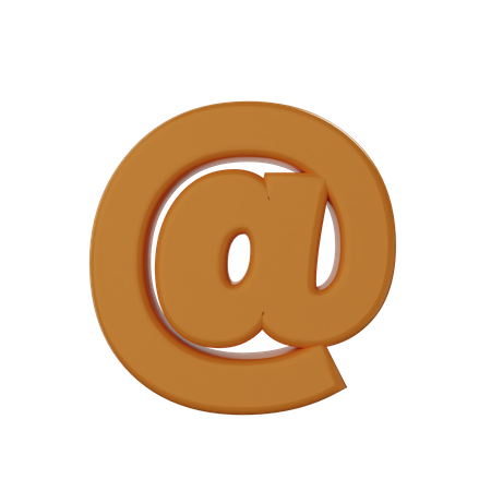 At-Zeichen  3D Icon