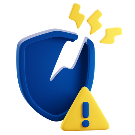 Ataque cibernético  3D Icon