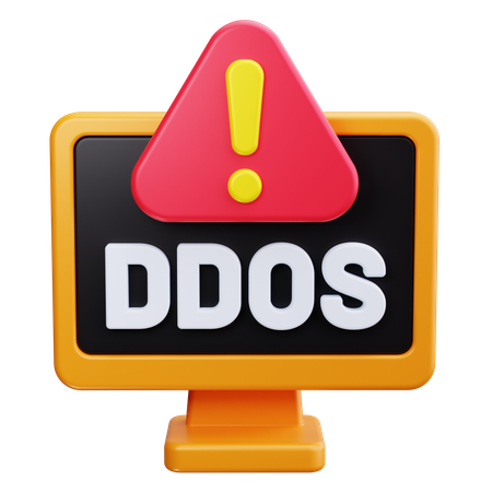 Ataque DDOS  3D Icon