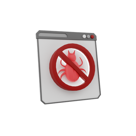 Ataque de vírus  3D Icon