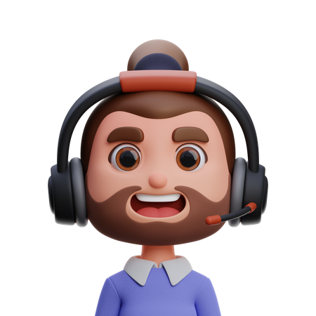 Atención al cliente  3D Icon