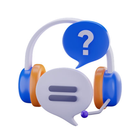 Atención al cliente  3D Icon