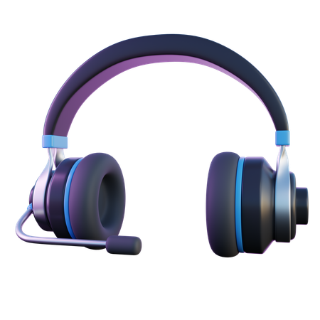 Auriculares de servicio al cliente  3D Icon