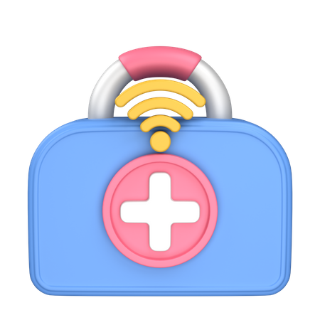 Atención sanitaria inteligente  3D Icon