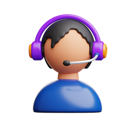 Serviço ao cliente  3D Icon