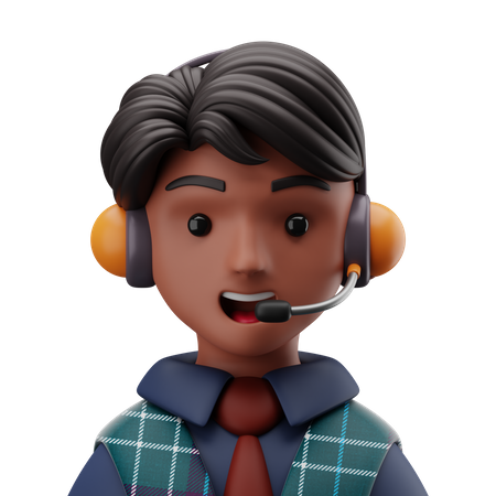 Apoiador do cliente  3D Icon