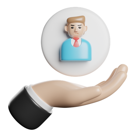 Cuidado dos funcionários  3D Icon