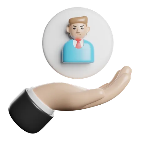 Cuidado dos funcionários  3D Icon