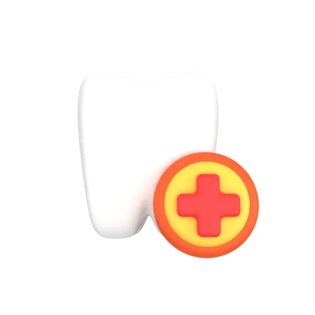 Cuidado dental  3D Icon