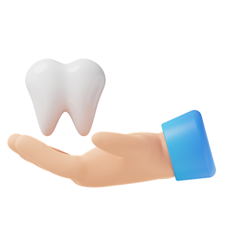 Cuidado dental  3D Icon