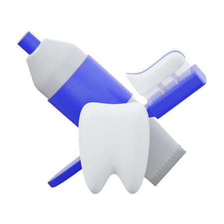 Cuidado dental  3D Icon