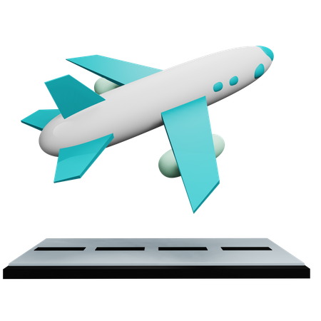 Vuelo de aterrizaje  3D Icon