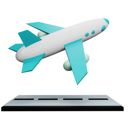 Vuelo de aterrizaje  3D Icon