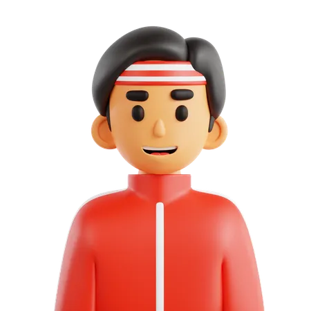 Athlete  3D Icon