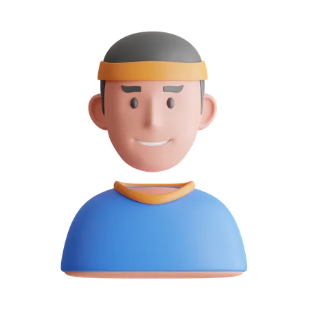 Athlete  3D Icon