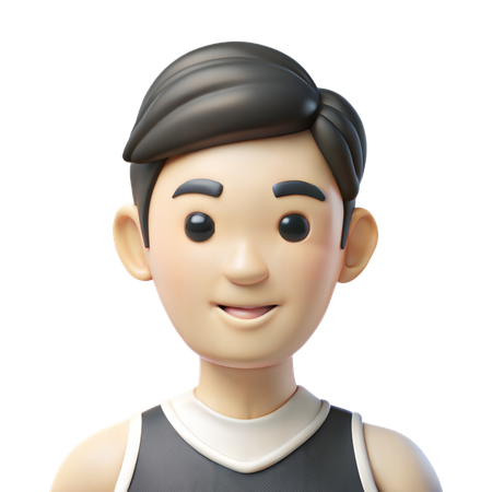 Athlete Avatar  3D Icon