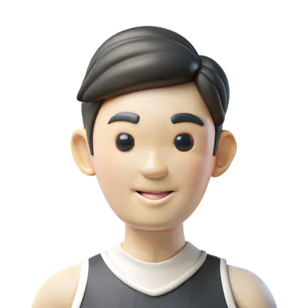 Athlete Avatar  3D Icon