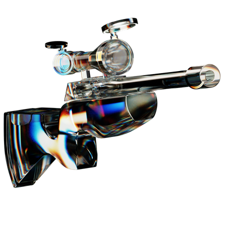 Franco atirador  3D Icon