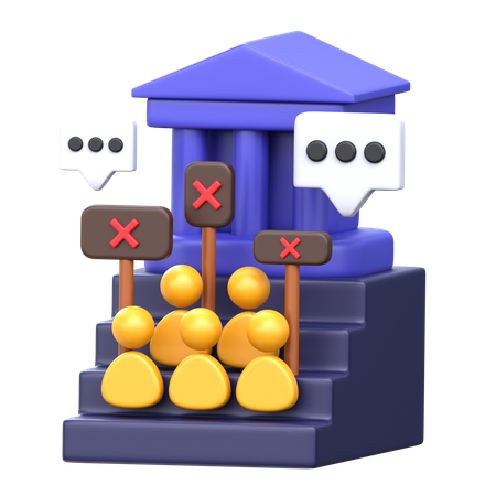 Ativismo  3D Icon