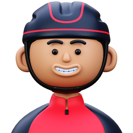 Atleta ciclista  3D Icon