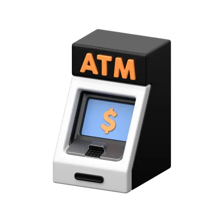 3 D Icon Depicting An Automated Teller Machine ATM Facilitating Cash Withdrawals Deposits And Other Banking Transactions 3D Icon